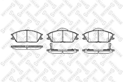 Комплект тормозных колодок STELLOX 235 022L-SX